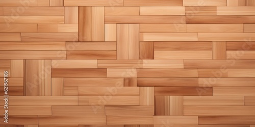 Brown wooden strip parquet maple texture background bannerr panorama. flooring