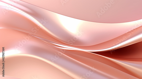 Abstract dark rose gold curve shapes background. luxury wave. Smooth and clean subtle texture creative design. Suit for poster, brochure, presentation, website, flyer. vector abstract design element