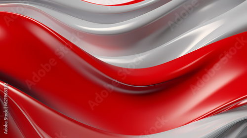 Abstract silver red curve shapes background. luxury wave. Smooth and clean subtle texture creative design. Suit for poster, brochure, presentation, website, flyer. vector abstract design element © panida