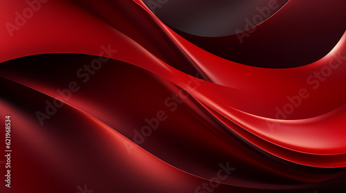 Abstract dark red curve shapes background. luxury wave. Smooth and clean subtle texture creative design. Suit for poster, brochure, presentation, website, flyer. vector abstract design element