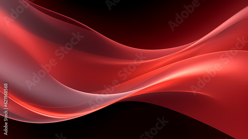 Abstract dark red curve shapes background. luxury wave. Smooth and clean subtle texture creative design. Suit for poster, brochure, presentation, website, flyer. vector abstract design element © panida