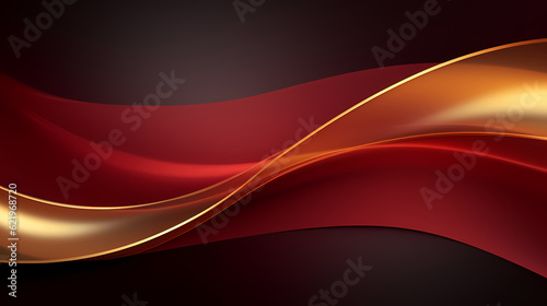 Abstract dark orange curve shapes background. luxury wave. Smooth and clean subtle texture creative design. Suit for poster, brochure, presentation, website, flyer. vector abstract design element