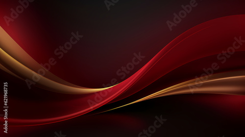 Abstract dark orange curve shapes background. luxury wave. Smooth and clean subtle texture creative design. Suit for poster, brochure, presentation, website, flyer. vector abstract design element