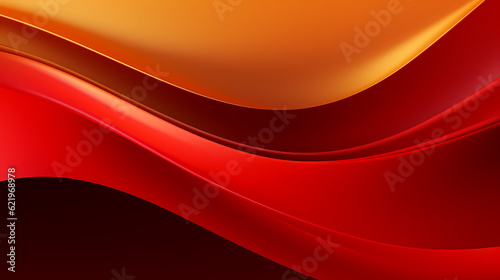 Abstract orange curve shapes background. luxury wave. Smooth and clean subtle texture creative design. Suit for poster, brochure, presentation, website, flyer. vector abstract design element