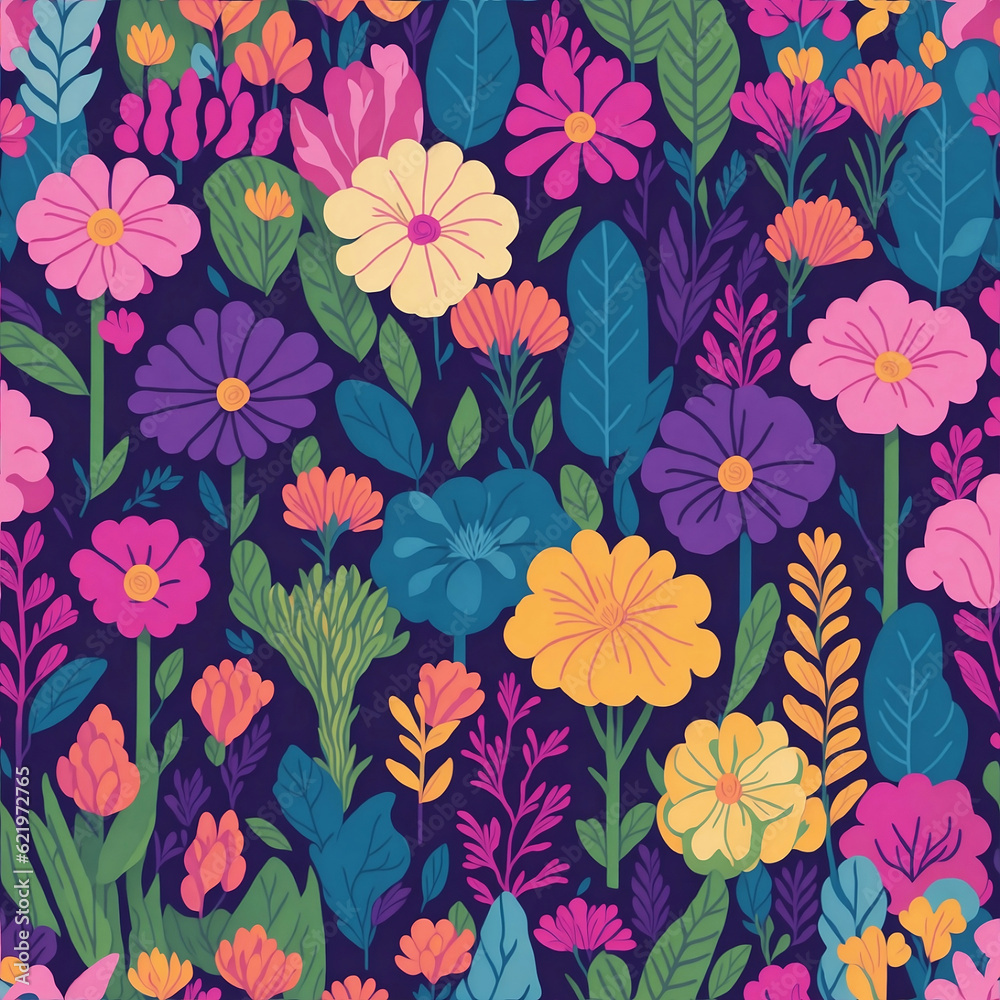 seamless floral pattern seamless floral pattern
