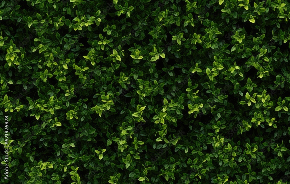 Green Leaves background. SEAMLESS PATTERN. Created with Generative AI technology. Green Leaves background. SEAMLESS PATTERN. Created with Generative AI technology.