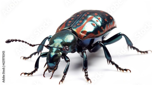 Carabus scabrosus caucasicus, common name huge violet ground beetle, is a species of predatory beetle, feeding on terrestrial molluscs - mainly land snail. Generative AI