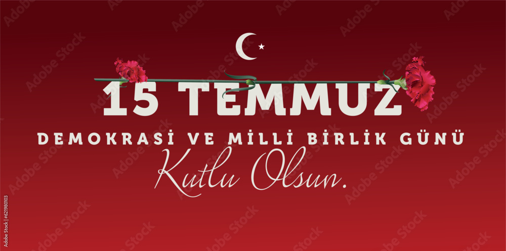 July 152016, Day of Democracy and National Unity, 15 Temmuz 2016 Türkiye'nin Demokrasi ve Milli Birlik Günü. Vector, illustration. July 152016, Day of Democracy and National Unity, 15 Temmuz 2016 Türkiye'nin Demokrasi ve Milli Birlik Günü. Vector, illustration.