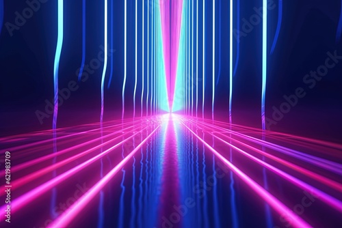 abstract futuristic background with pink blue purple glowing neon moving high speed wave lines honeycomb and bokeh lights. Data transfer concept Fantastic wallpaper