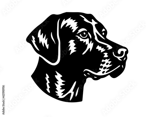 Foto Dog Man's Friend Breed Puppy Affectionate Faithful Barking Tattoo Stamp