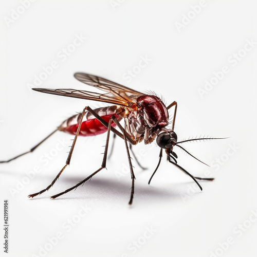 bloodsucker mosquito isolated on transparent background