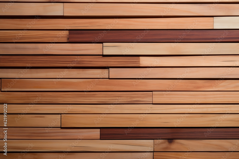 wooden slats natural wood lath line arrange pattern textu style 6 Stock