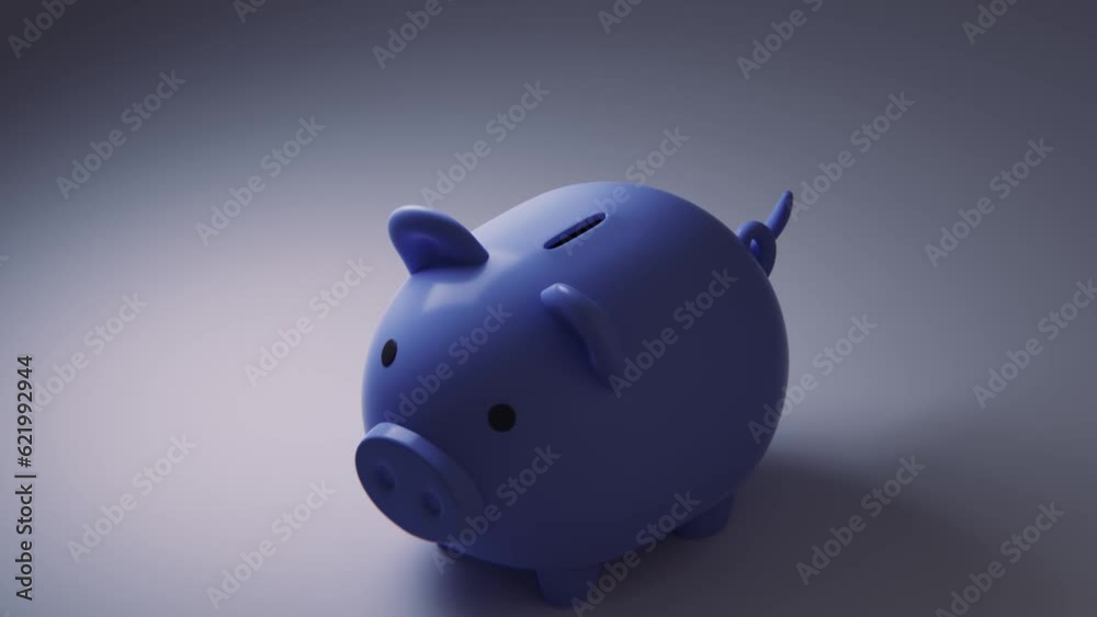 putting coins in the piggy bank putting coins in the piggy bank