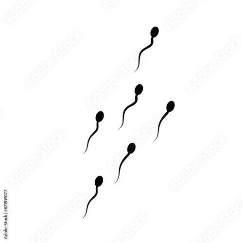 Abstract sperm icon