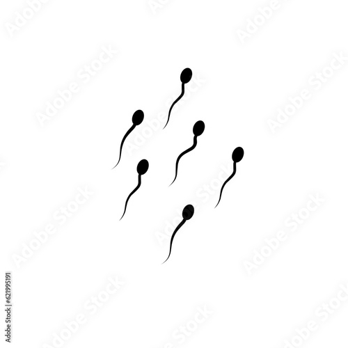 Abstract sperm icon