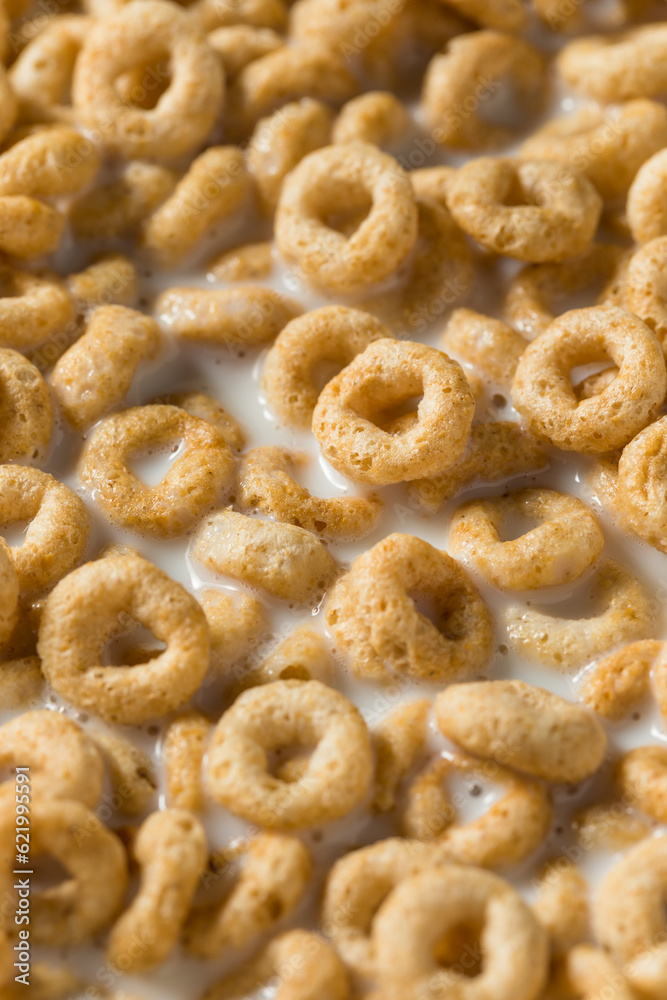 Healthy Oat Breakfast Cereal Rings