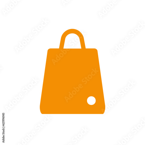 Shopping Bag Icon Isolated on White Background