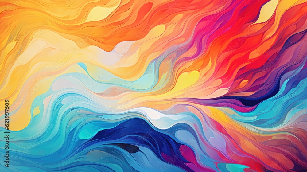 Abstract colorful background with fluid wavy shapes Abstract colorful background with fluid wavy shapes