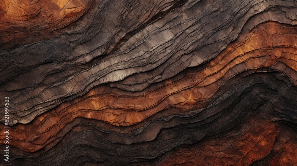 Background with natural earth structures. Fluid textured shapes from lava, sand or ground