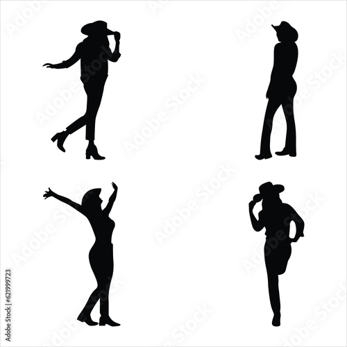 Collection Cowgirl silhouettes