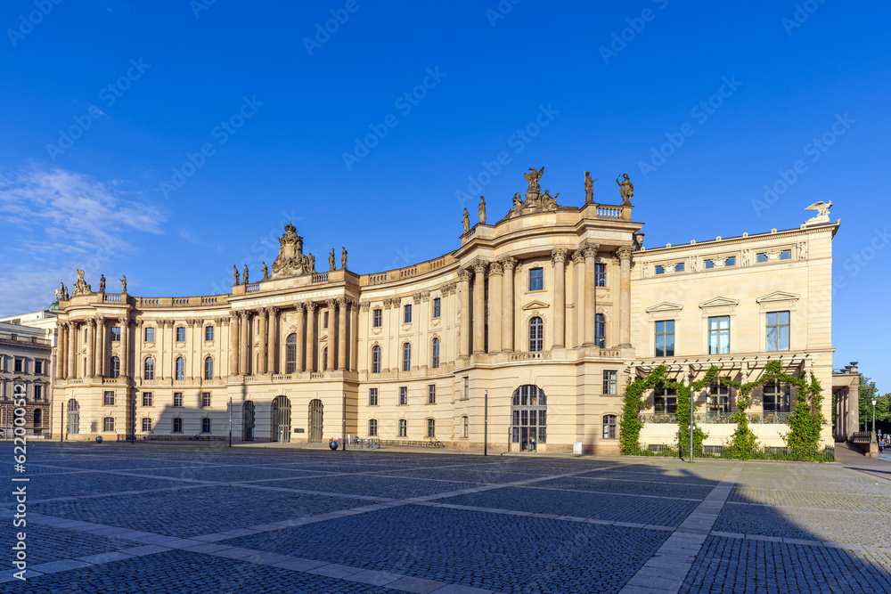The Faculty of Law building of the Humboldt University on Bebelplatz in central Berlin, Germany