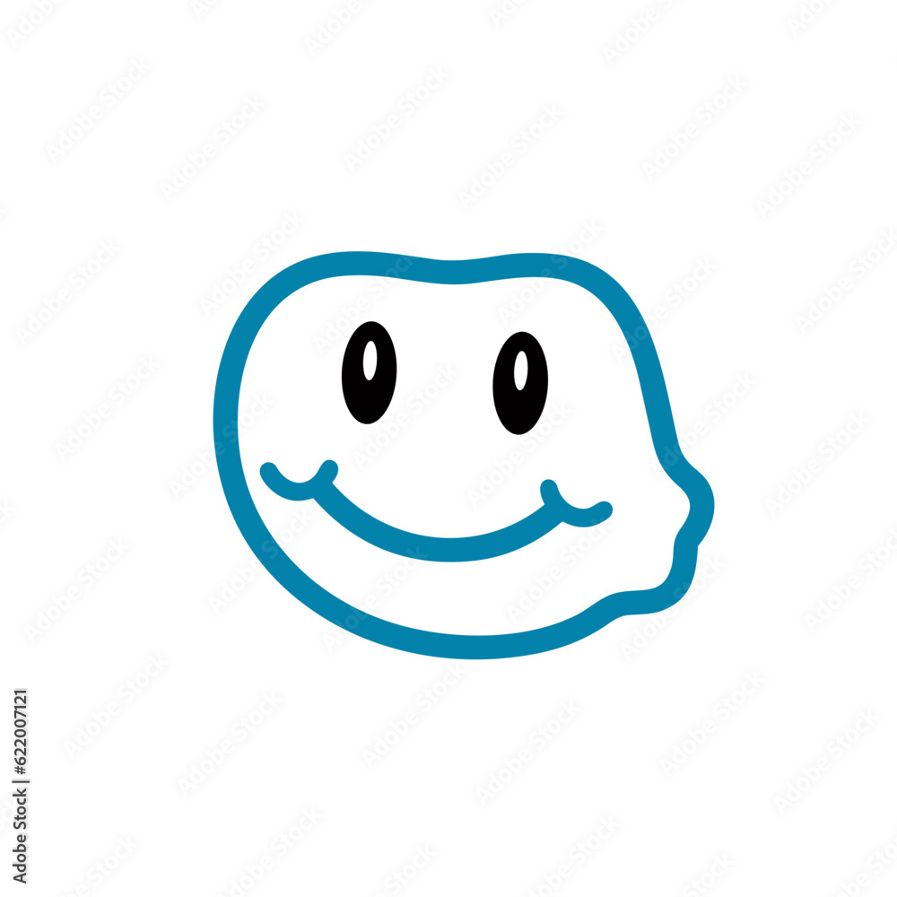 Playful Smiling Ghost Logo Vector Whimsical and Lively Illustration for Branding, Halloween, and Entertainment Designs