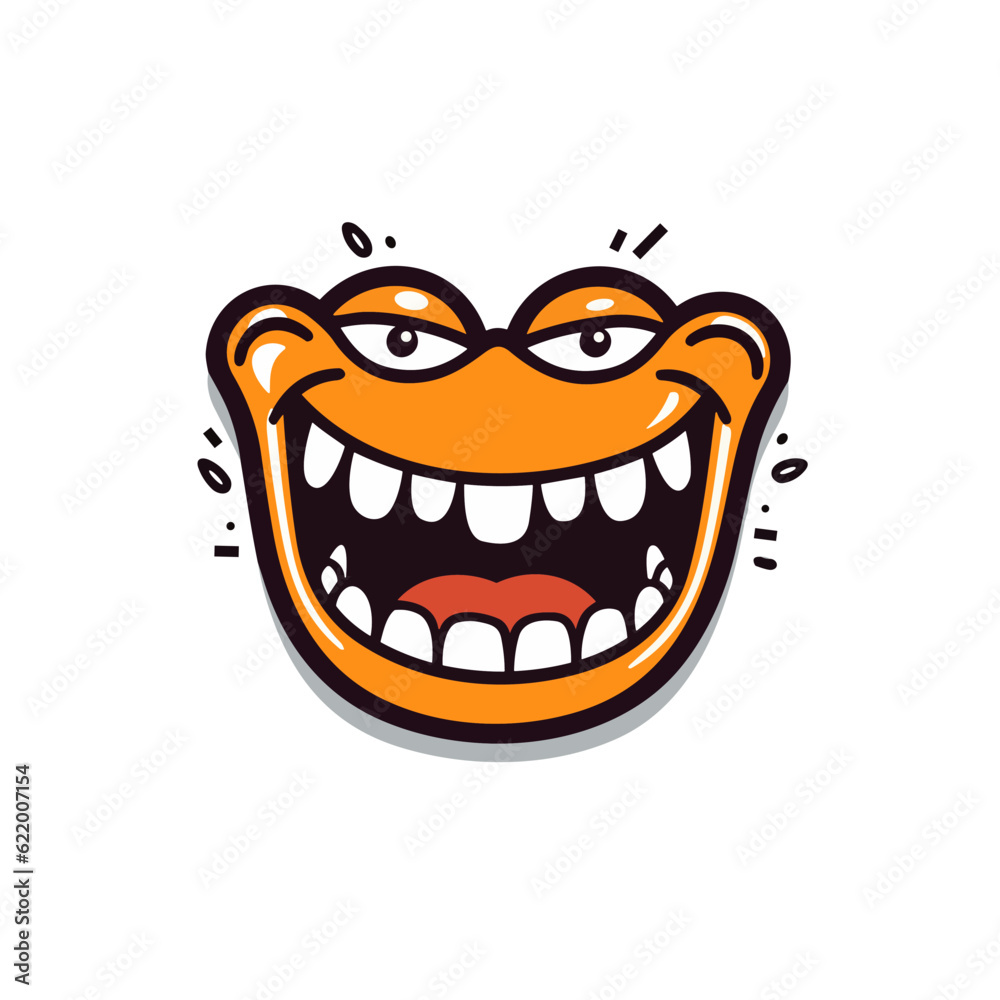 Cheerful Smiling Monster Logo Vector Playful and Lively Illustration for Branding, Children's Products, and Entertainment Designs Cheerful Smiling Monster Logo Vector Playful and Lively Illustration for Branding, Children's Products, and Entertainment Designs