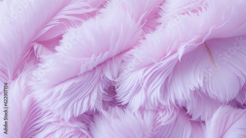 Beauty fashion web banner, feather background texture in pastel color
