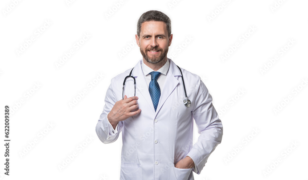 happy cardiologist isolated on white. cardiologist in studio. cardiologist on background. happy cardiologist isolated on white. cardiologist in studio. cardiologist on background.