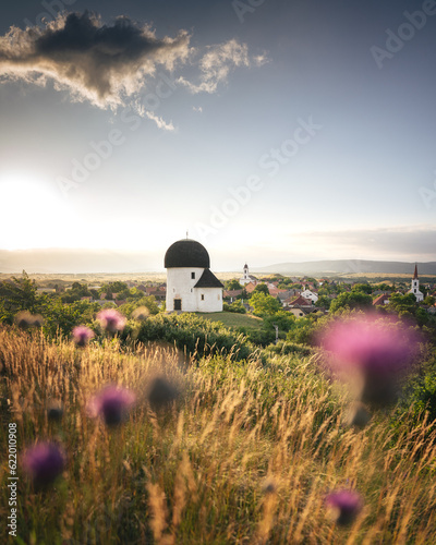 Medieval Rotunda temple in Osku, Hungary
