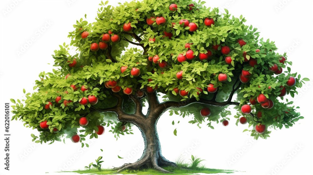 Apple Tree AI Generated