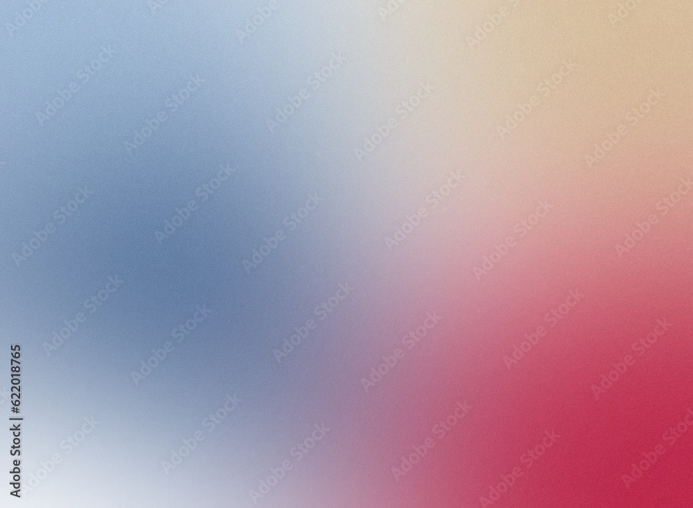 blue, pink and beige color abstract gradient blurred background with grainy noise effect. High resolution colorful backdrop for cards, backgrounds, fabrics, posters. Modern texture
