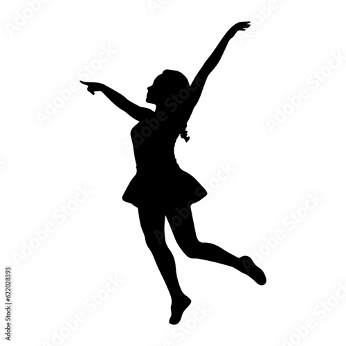 dancing figures silhouette illustration  © DLC Studio