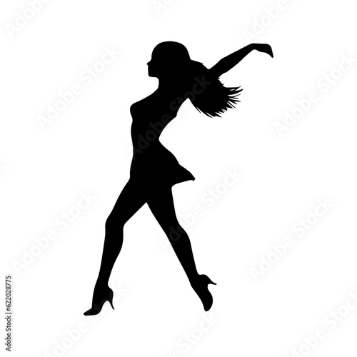 dancing figures silhouette illustration  © DLC Studio