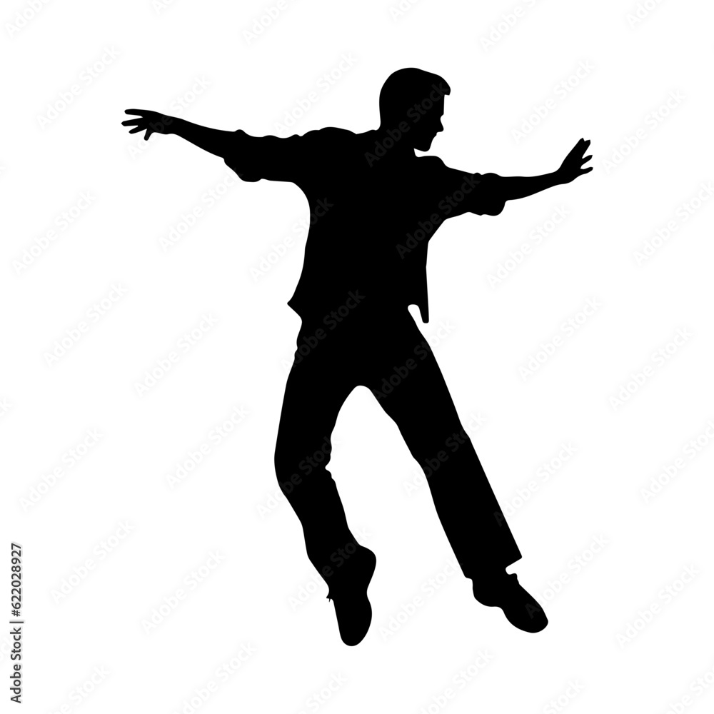 dancing figures silhouette illustration dancing figures silhouette illustration