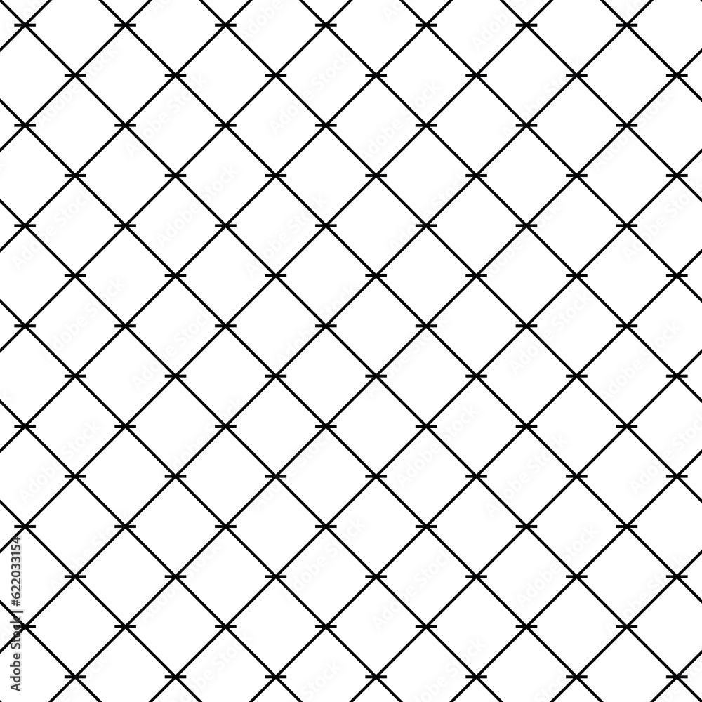 Pattern mesh Chain-link. Seamless pattern of mesh fence. Abstract checkered background. Pattern mesh Chain-link. Seamless pattern of mesh fence. Abstract checkered background.