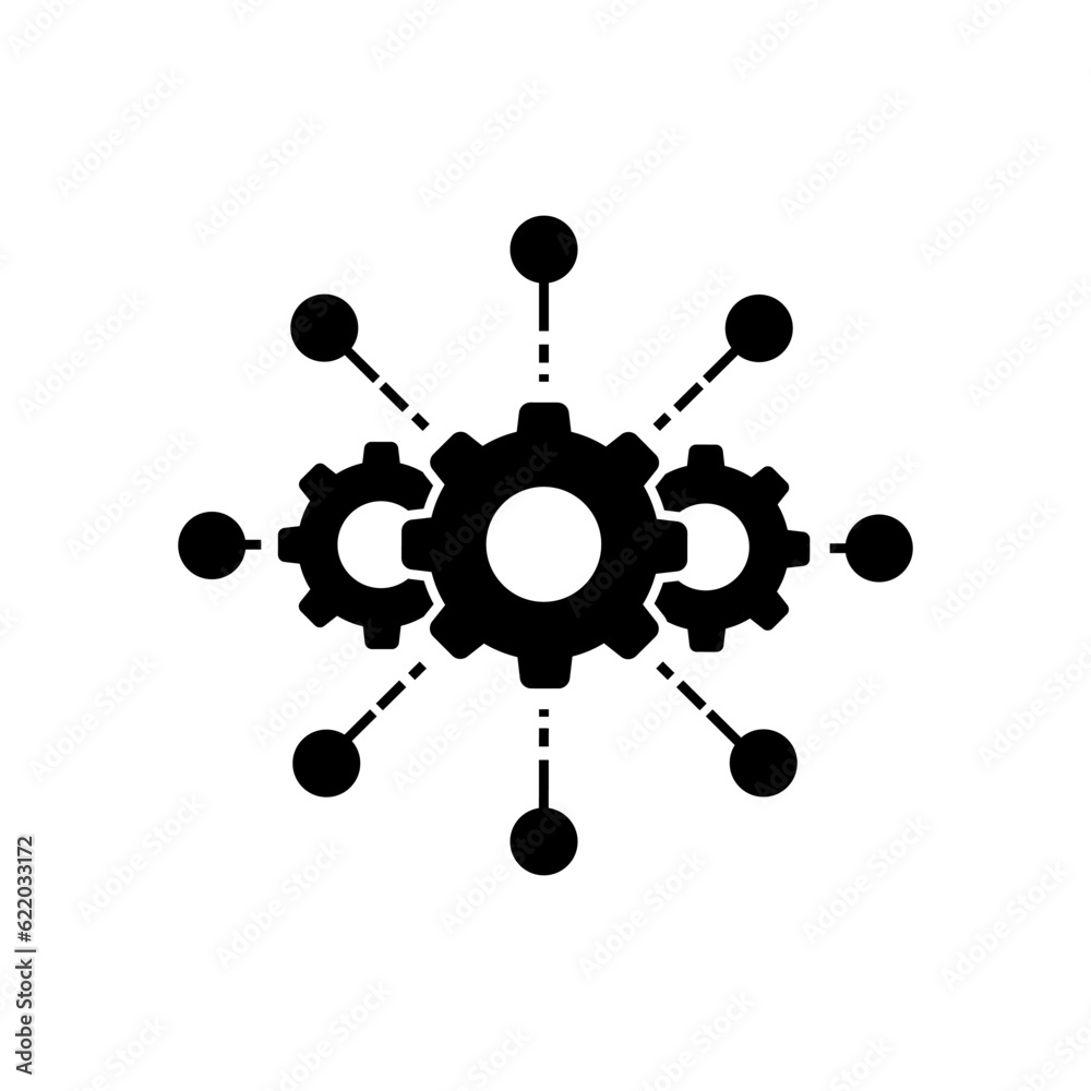 Editable icon vector. Function settings illustration sign. automated system symbol. Development logo. Editable icon vector. Function settings illustration sign. automated system symbol. Development logo.