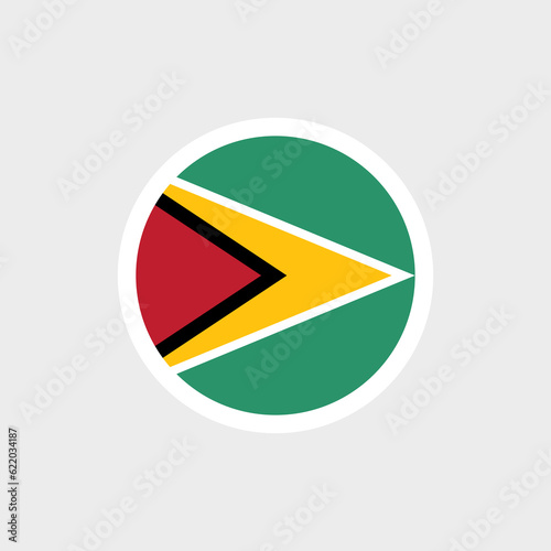Flag of Guyana. Guyanese green flag with two triangles. State symbol of the Cooperative Republic of Guyana. Free Download Flag of Guyana. Guyanese green flag with two triangles. State symbol of the Cooperative Republic of Guyana. - GFXLoad