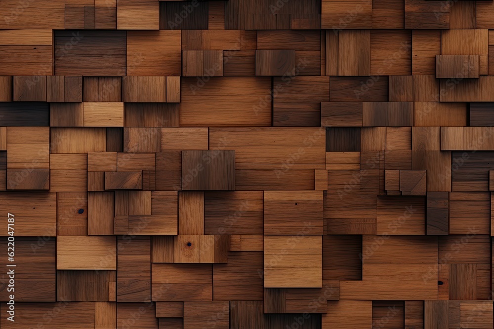 Seamless background from a stack of oak wooden cubes and planks. Seamless background from a stack of oak wooden cubes and planks.