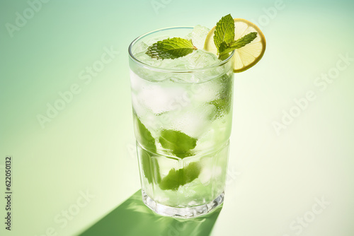 mojito cocktail with lime