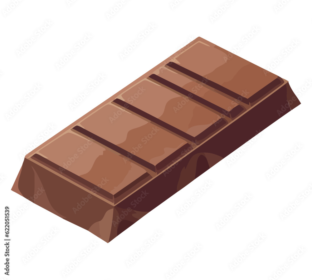 Sweet chocolate bar isolated on white background Sweet chocolate bar isolated on white background