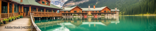 Lake Louise Banff National Park - Generative AI