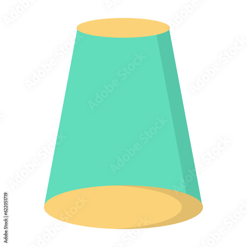 Conical Flat Icon