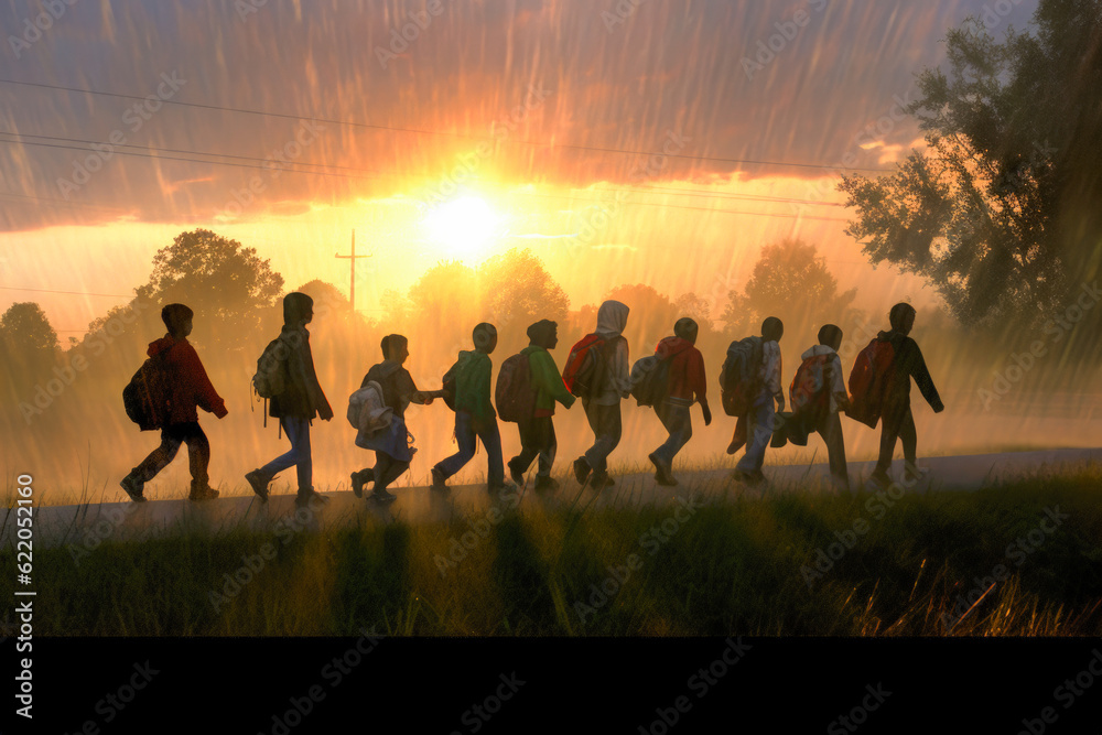 Fototapeta premium Physical exercise, workout. Sport activity - Generative AI