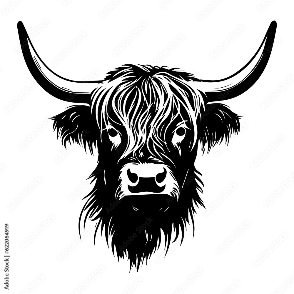 Highland cow svg, highland cow png, cow head svg cow svg cute cow svg ...