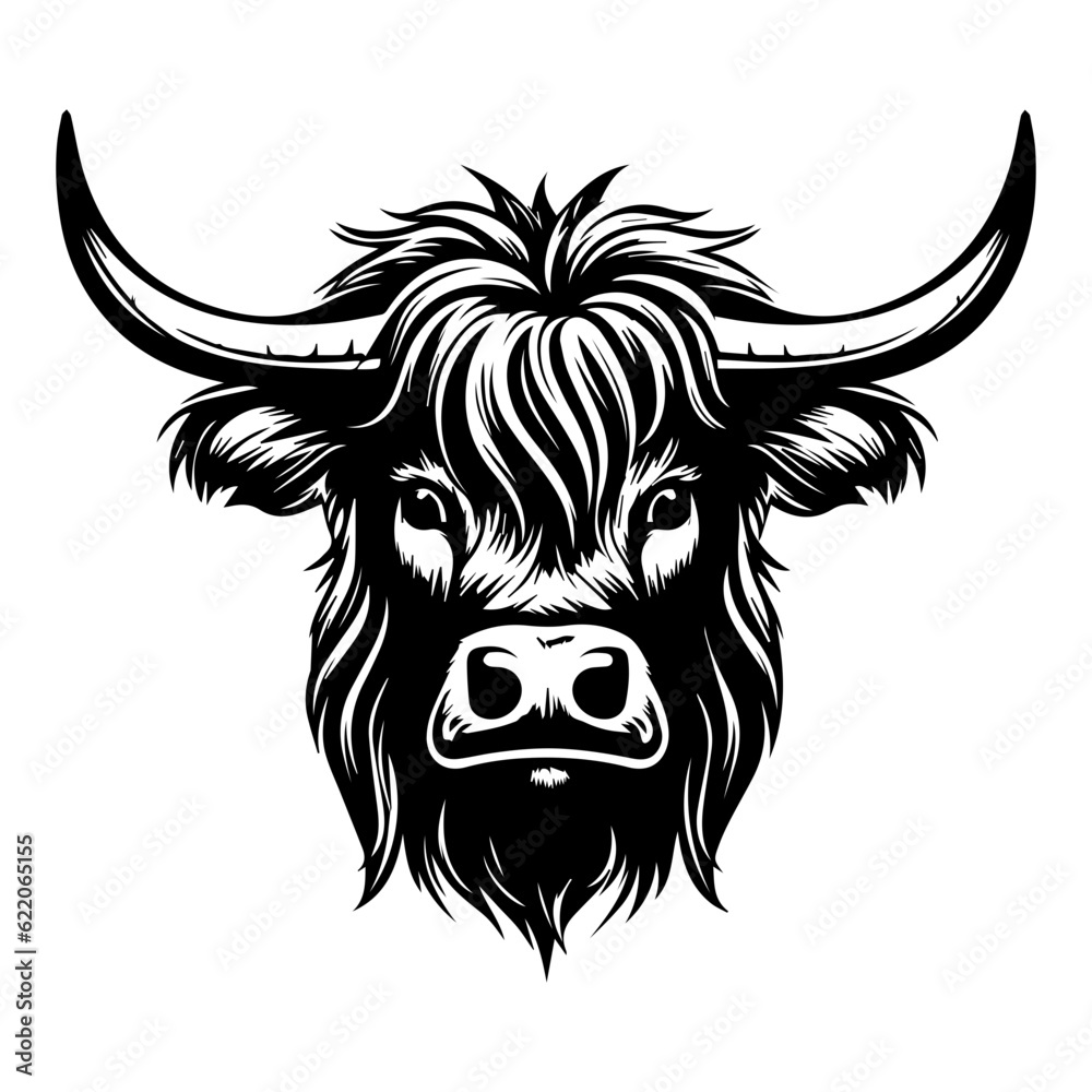 Highland cow svg, highland cow png, cow head svg cow svg cute cow svg cow png highland cow cricut farm animal svg highland cow svg bundle