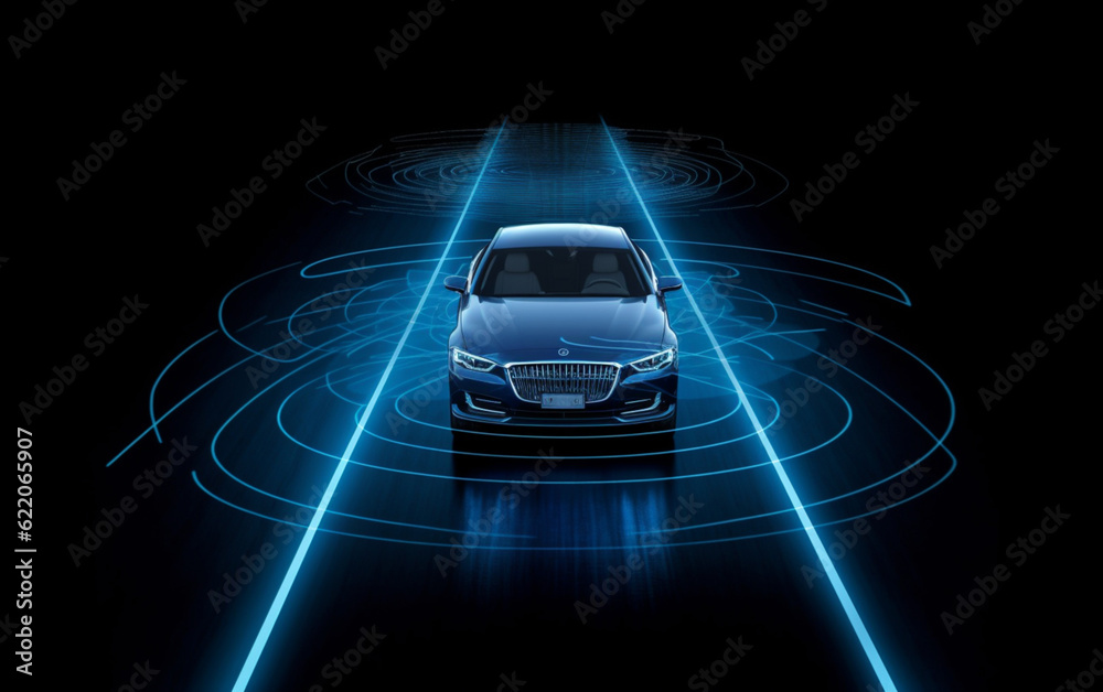 Autonomous driving of the car with the presence of the vehicle's side sensors Autonomous driving of the car with the presence of the vehicle's side sensors