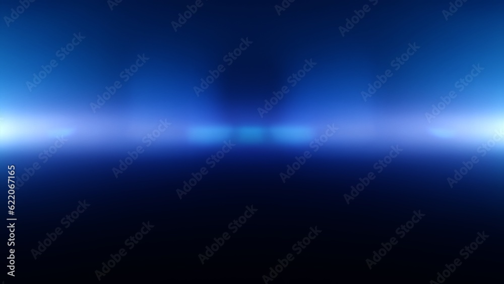 Obraz premium Abstract Dark Blue Lens Flare Gradient Overlay Light Leak Loop Background