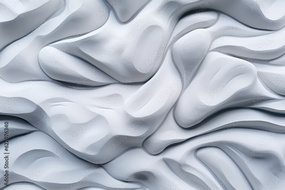 Fototapeta premium white wavy texture background