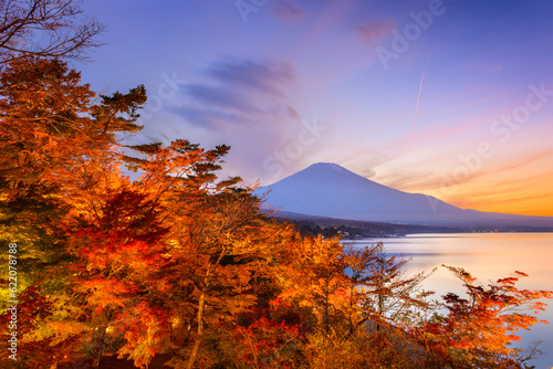 Mt. Fuji, Japan during autumn.
